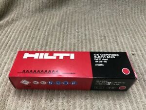HILTI DX CARTRIDGE 6.8/11 M10 CAL.27 SHORT 100 (10x10) #50353 NEW Ships Free!!