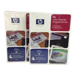 2-Pack HP Color Laserjet Transparencies Laser Printers 100Sheets 8.5 x 11 C2934A