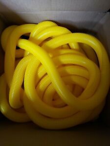 Split Wire Loom Flex Tubing Cable Conduit Polyethylene - 1&#034; - Yellow - 100 FT.