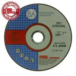 6&#034; x .045 x 7/8&#034; T1 Premium Thin Cut-Off Wheel Metal  Stainless Steel - 25 Pack