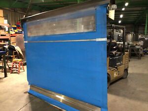 Rytec Clean Room Fabric Roll-Up Overhead Door 8’ x 10’ Food Service