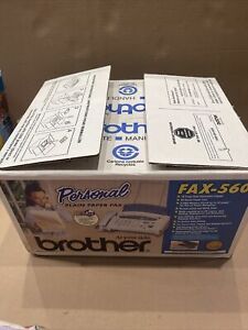 NEW - OPEN BOX - Brother Personal FAX-560 Plain Paper Fax Copier Phone Machine