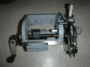 AO 820 Spencer Reichert Microtome Rear part of machine American Optical