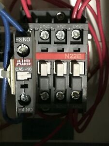 ABB N22E-84, 2-N/O &amp; 2-N/C Poles, 10 Amps, 110-120VAC Coil, Control Relay