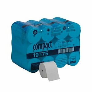 Georgia Pacific Compact 2-Ply Toilet Tissue Paper Rolls Coreless 36 Rolls 19375