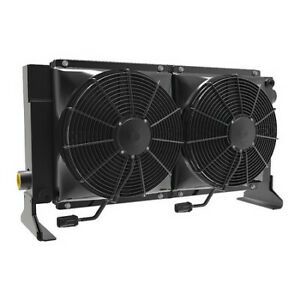 AKG D70-12-BP45 Oil Cooler,8 to 80 gpm,DC Motor,12VDC