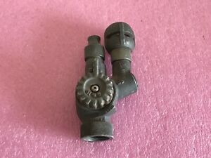 S&amp;H FSS Twin Tip Forestry Fire Nozzle 1” NPSH inlet to 3/4” NH tip 3/16 &amp; 3 #8