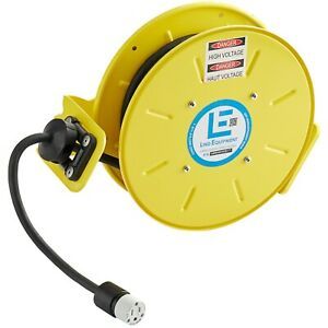Lind Equipment Extension Cord Reel with 15A Single Outlet - 30&#039; 14/3 SJOW Cable