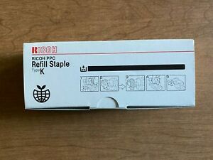 Ricoh PPC 502R-AM Type K Refill Staple Staples 3 Cartridges. 5000 Per Cartridge