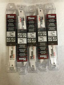 Morse reciprocating saw blades 5 tubes ( 5 pc/each ) 6&#034; 150mm