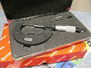 STARRETT T216XRL-2  MICROMETER 1&#034;-2&#034; CARBIDE .0001 NO ENGRAVINGS  1&#034; STANDARD
