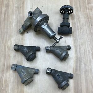 Vintage DevilBiss Spray Gun Parts Regulator / Binks Valves / Stockham 1/4 Valve