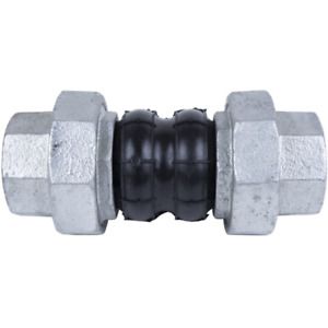 Twin Sphere Rubber Expansion Joint (Female Threaded Unions)