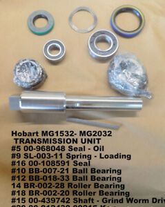 Hobart MG1532-MG2032 Mixer Grinders 00-439742 Shaft - Grind Worm Drive Kit