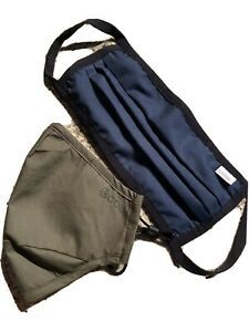 Coal Face Masks Ergo Facemask with Filter Pocket Green/Olive And Navy (Single)