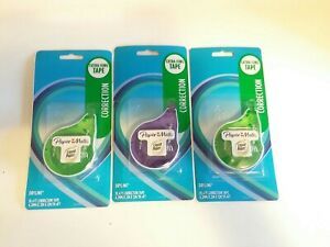 3 Papermate DryLine LIQUID PAPER White Out Correction Tape Extra Long 39.4ft