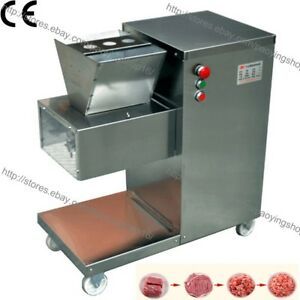 800KG/H 2.5-25mm Blade Electric Heavy Duty Restaurant Meat Dicer Dicing Machine