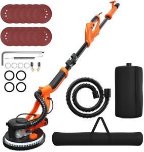 Goplus 750W Drywall Sander, Electric Foldable Sander Machine W/Dust-Free Automat
