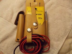 Greenlee 5715 Gas Lamp Or BEHA LT277 Discharge Lamp Tester w/ Holder
