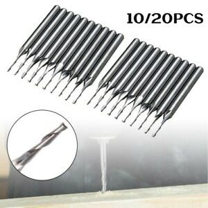 Double Flute Double Flute CNC Router Bits Silver CNC Milling Cutter Cutting