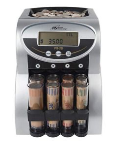 Commercial Coin Counter Sorter Machine Fast Sorting Digital LCD Money Change