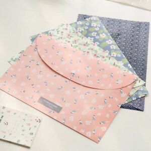 Bag School Stationery PVC Document Bag File Bag File Folder A4 Floral Folder