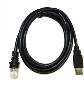 6Ft/2M USB Cable for Honeywell Metrologic Barcode Scanners MS7120 1690 5145 9540