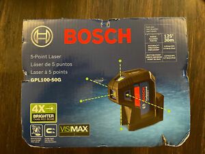 Bosch GPL100-50G 5-Point Laser Alignment with Self-Leveling