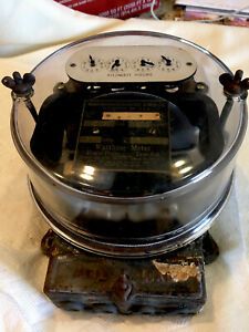 VINTAGE WESTINGHOUSE TYPE OA HOUSE METER PATENTED 1898--1913
