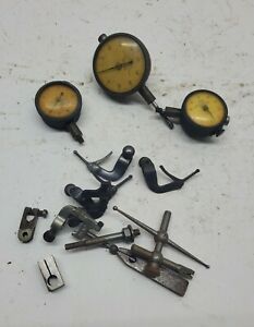 Federal Dial Indicator Lot with Accessories - See Description