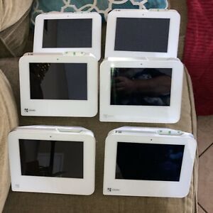 6 Clover Mini C300 Series wifi credit card terminal Used power up selling as is