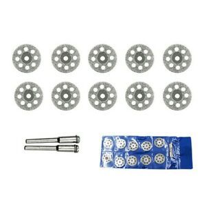 10*-22mm Diamant Trennscheibe Diamantscheibe Cutting Gelocht Disk+2 Aufspanndorn