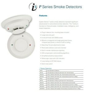 8 pack System Sensor 4WTA-B 4WTAB i3 Series 4-wire Photoelectric Smoke Detector