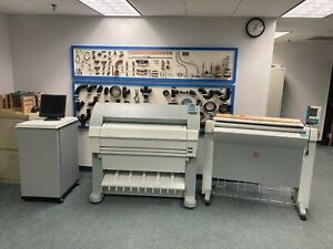 OCE TDS 450 Wide Format Printer Plotter (Toner Spilled Inside Printer)