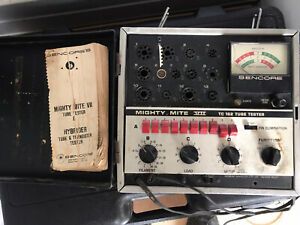 Sencore Mighty Mite VII TC-162 Tube Tester with Manual