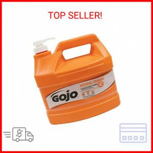 GOJO NATURAL ORANGE Pumice Industrial Hand Cleaner, 1 Gallon Quick Acting Lotion