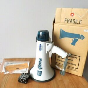 Fanon Power Portable Handheld Megaphone Horn MP-5 Tested, batteries included