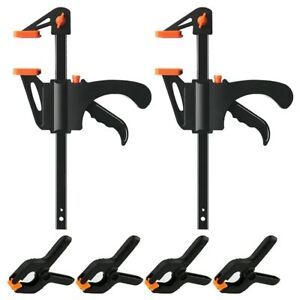 Clamps Set of 6, 150 Mm One-Hand Clamps and Sp Clamps Clamp for Precise FixingT9