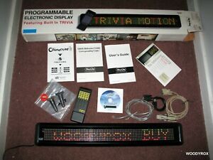 Pro-Lite PL-M2014R V6 TruColor Programmable Electronic Display Message Sign NICE