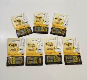 3M Post-It Flags Initial Here Yellow Lot of 7 Packages