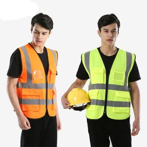 High Visibility Security Reflective Vest Construction Traffic Warehouse Rescue