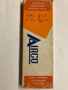 Airco Pure Tungsten Electrodes - 6 Pcs 1/8&#034;Dia. &amp; 3 Pcs. 5/32&#034; Dia.x 7&#034; Long