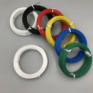 Wire Dia 0.68mm Teflon Silver-Plated Wire 30AWG Headphone Wire High Temperature