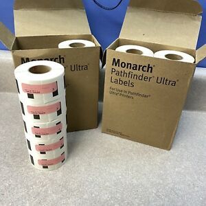 20 Rolls Avery Monarch Pathfinder Ultra Labels 402-235 - Yellow