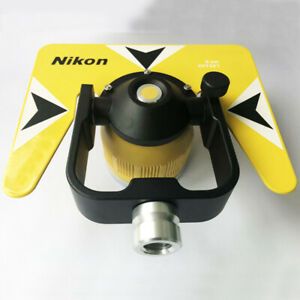 NEW YELLOW NIKON SINGLE PRISM FOR NIKON TOTAL STATION SURVEYING