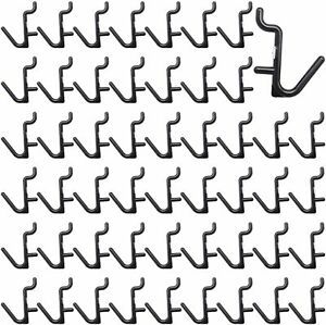 Pegboard Hooks Kit 50PCS Peg Hooks Storage Garage for Organizing Various Tools