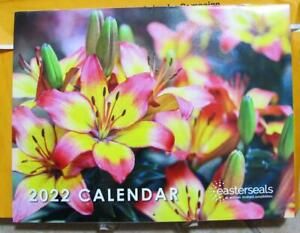 Floral Wall 2022 Calendar Easter Seals--12 Month