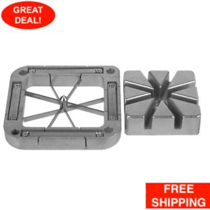 French Fry Blade 8 Wedge and Push Block Assembly Stainless Steel Assembly Cutter