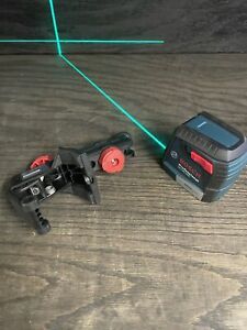 Bosch GLL40-20G Green-Beam Self-Leveling Cross-Line Laser Used With Mm2