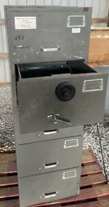 Vintage Mosler SF-C5 5 Drawer File Cabinet Combination Lock Safe/File